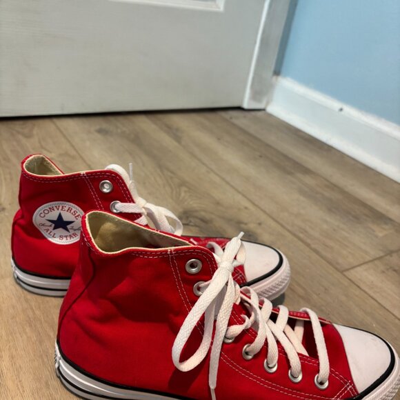 Red Converse All Stars - Never Worn - Picture 3 of 4